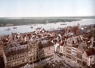 General view, Antwerp, Belgium ca. 1890-1900