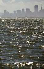 1970s Photo (1972) - Water-to-land photo shows smog over san francisco