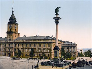 The Late Royal Castle, Warsaw, Russia (i.e. Warsaw, Poland) ca. 1890-1900