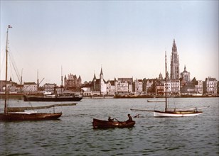 General view, Antwerp, Belgium ca. 1890-1900