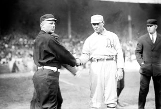 John McGraw, New York, NL & Davis, Philadelphia, AL (baseball) ca. 1911
