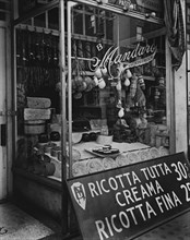 1930s New York City - Cheese Store, 276 Bleecker Street, Manhattan ca. 1937