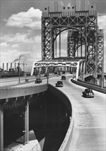 1930s New York City - Triborough Bridge, East 125th Street approach, Manhattan ca. 1937
