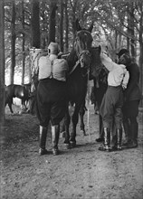 September 19, 1947 - Rural riders in Soestdijk in Soestdijk, Utrecht