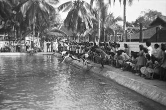 Swimming competitions; Date September 1948; Location Indonesia, Dutch East Indies