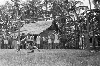 Rugby match in Indonesia ca. 1948