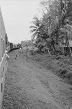Indonesia History - Photo taken from moving train Date November 21, 1947