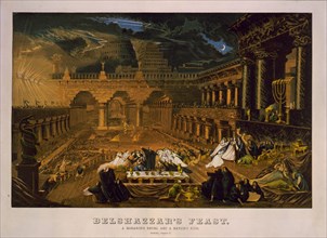 Belshazzar's feast--A monarch's revel and a nation's ruin (printed ca. 1850-1880)