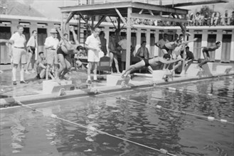 Swimming competitions; Date April 6, 1947; Location Indonesia, Dutch East Indies