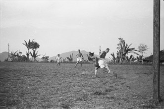 Soccer match; Date July 13, 1947; Location Cianjur, Indonesia, Dutch East Indies
