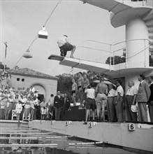 1947 - European swimming championships in Monaco