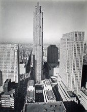 1930s New York City - Rockefeller Center, from 444 Madison Avenue, Manhattan ca. 1937