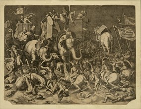 The battle of Zama (created ca. 1600-1799)