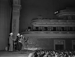 Portrait of Bob McCoy and Ernest Tubb, Carnegie Hall, New York, N.Y., Sept. 18-19, 1947