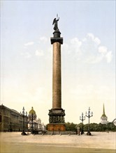 Alexander's Column, St. Petersburg, Russia ca. 1890-1900