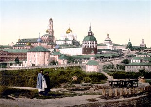 The monastary, Troizko Sergiewo, (i.e., Troitse-Sergieva Lavra), Russia ca. 1890-1900