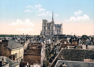 From the belfrey, Amiens, France ca. 1890-1900