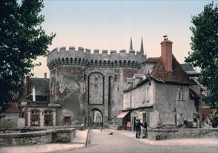 Guillaume gate, Chartres, France ca. 1890-1900