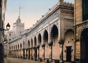 Great mosque in the marine street, Algiers, Algeria ca. 1899