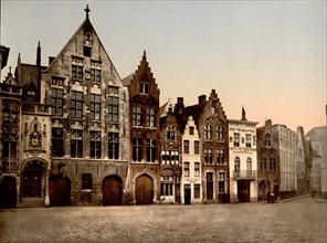 The library, Bruges, Belgium ca. 1890-1900