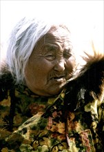 June 1973 - Elderly Eskimo woman from the Kotzebue Sound area