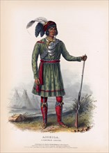 Asseola, a Seminole leader ca. 1842