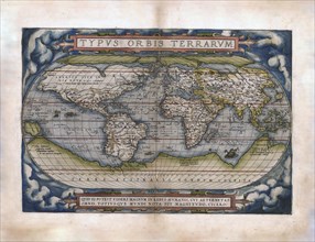 Abraham Ortelius - First World Atlas ca. 1570 - Theatrvm orbis terrarvm. - Orbis terrarvm