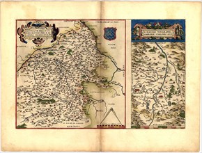 Abraham Ortelius - First World Atlas ca. 1570 - Bitvrigvm. Regio. Limania