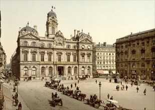 Place de Terreaux, Lyons, France ca. 1890-1900