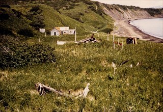 Abandoned cannery at Aniakchak Bay July 17, 1973