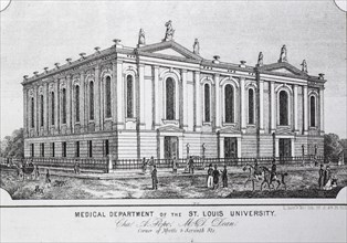 Medical Department of the St. Louis University ca. 1800s