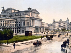 Grand theatre, Warsaw, Russia (i.e. Warsaw, Poland) ca. 1890-1900