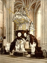 St. Bavon Abbey, pulpit, Ghent, Belgium ca. 1890-1900