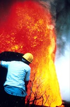 Mauna Ulu eruption of Kilauea Volcano December 30 1969