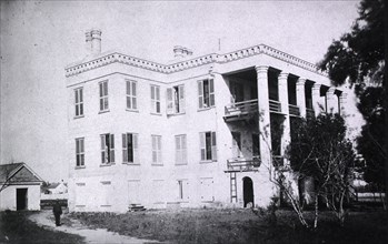 A U.S. Army hospital in Beaufort S.C. for African Americans ca. 1864