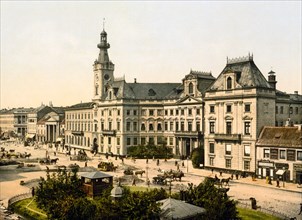 Town hall, Warsaw, Russia (i.e. Warsaw, Poland) ca. 1890-1900