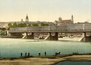 The Iron bridge, Warsaw, Russia (i.e. Warsaw, Poland) ca. 1890-1900