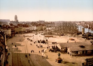 General view, Dunkirk, France ca. 1890-1900