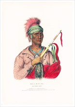 19th Century Native American prints - Ne-O-Mon-Ne, an Ioway chief ca. 1838