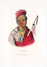 19th Century Native American prints - Not-Chi-Mi-Ne an Ioway chief