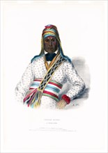 Antique Native American Print - Yoholo-Micco. A Creek chief ca. 1838