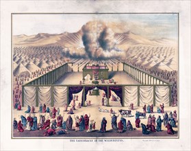The tabernacle in the wilderness print ca. 1870s