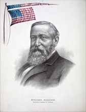 Benjamin Harrison, Republican candidate for president c. 1888