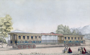 State carriage for his highness the Vice-roy of Egypt (printed ca. 1850-1900)