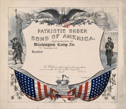 Patriotic order sons of America ca. 1889