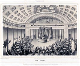 United States Senate chamber ca. 1850