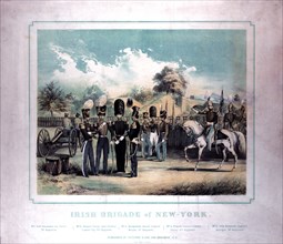 Irish Brigade of New York ca. 1852