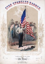 Star spangled banner Transcribed for the piano by Charles Voss ca. 1861