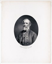 Print of General Robert E. Lee portrait (created ca. 1860-1900)