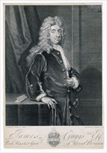 James Craggs senr. esqr, Post-Master Genl. of Great Britain portrait ca. 1728